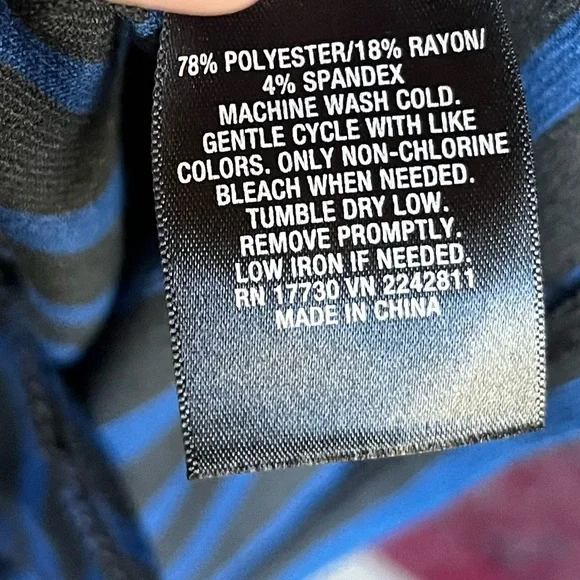 Mossimo Blue and Black Striped Dress - Picture 6 of 6